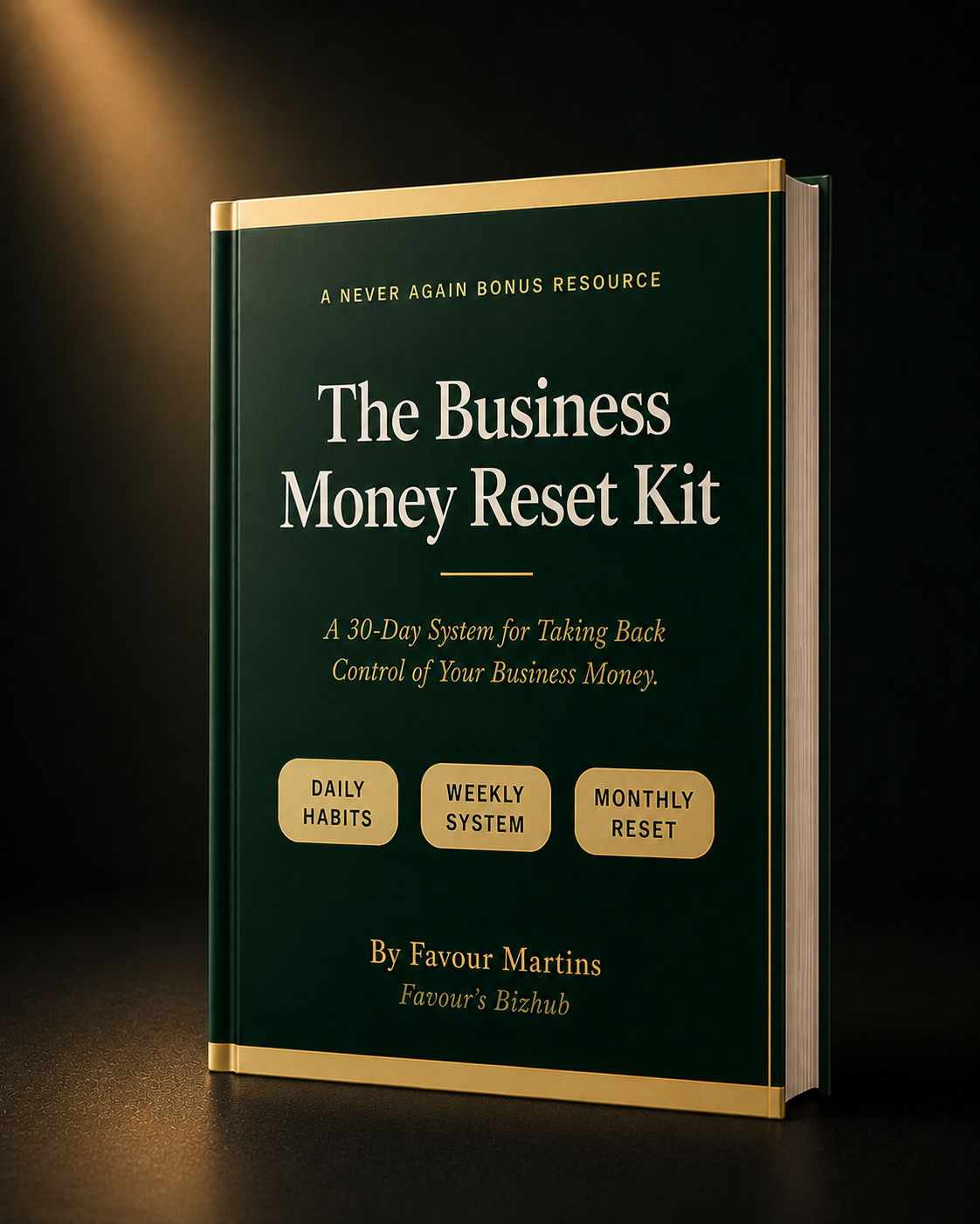 The Business Money Reset Kit mockup